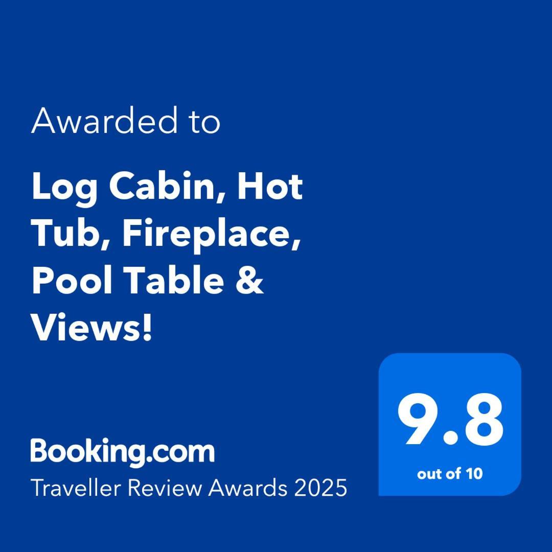 Log Cabin, Hot Tub, Fireplace, Pool Table & Views! Sevierville Eksteriør bilde